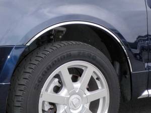 WQ44260 Stainless Steel Wheel Well Accent 4Pc 2004-2009 Cadillac SRX QAA