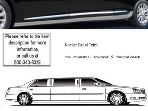 TH53243 Stainless Steel Rocker Panel Trim 6Pc 2013-2019 Cadillac XTS QAA