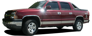 QAA - TL42185 Chrome Plated ABS plastic Tail Light Bezels 2Pc 2002-2006 Chevrolet Avalanche QAA - Image 2