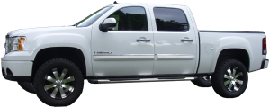 QAA - PP47198 Stainless Steel Pillar Trim 4Pc 2007-2013 Chevrolet Avalanche QAA - Image 8