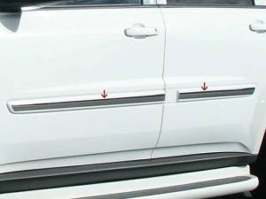 TH45160 Stainless Steel Rocker Panel Trim 4Pc 2005-2009 Chevrolet Equinox QAA