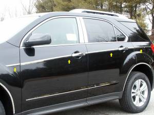 QAA - AT50160 Stainless Steel Side Accent Trim 12Pc 2010-2017 Chevrolet Equinox QAA - Image 1