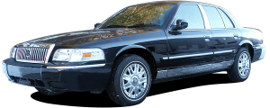 QAA - WZ35480 Molded Stainless Steel Wheel Well Fender Trim 4Pc 1992-1997 Ford Crown Victoria QAA - Image 6