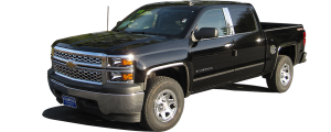 QAA - DH47181 Chrome Plated ABS plastic Door Handle Cover 8Pc 2007-2013 Chevrolet Silverado, 2007-2013 GMC Sierra QAA - Image 2