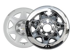 QAA - HUB54181 Chrome Plated ABS plastic Wheel Cover Hub Cap 4Pc 2014-2016 Chevrolet Silverado QAA - Image 1