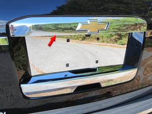 LBP55195 Chrome Plated ABS plastic Upper Hatch Accent 1Pc 2015-2020 Chevrolet Suburban QAA