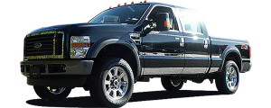 QAA - WZ39320 Molded Stainless Steel Wheel Well Fender Trim 4Pc 1999-2007 Ford F-250 & F-350 Super Duty QAA - Image 3