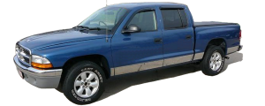 QAA - TH37989 Stainless Steel Rocker Panel Trim 10Pc 1997-2004 Dodge Dakota QAA - Image 2