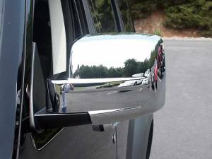 MC47940 Chrome Plated ABS plastic Mirror Cover 2Pc 2007-2011 Dodge Nitro QAA