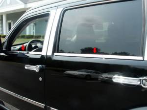 QAA - WS47940 Stainless Steel Window Sill Accent 4Pc 2007-2011 Dodge Nitro QAA - Image 1