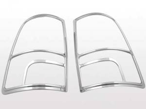 TL49935 Chrome Plated ABS plastic Tail Light Bezels 2Pc 2009-2012 Ram Trucks Ram QAA