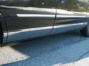 TH38480 Stainless Steel Rocker Panel Trim 8Pc 1992-2009 Ford Crown Victoria, 1992-2011 Mercury Grand Marquis QAA