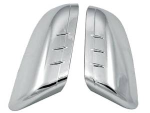 QAA - MC51360 Chrome Plated ABS plastic Mirror Cover 2Pc 2012-2014 Ford Edge, 2012-2014 Lincoln MKX QAA - Image 1