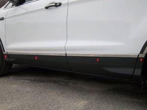 TH53360 Stainless Steel Rocker Panel Trim 8Pc 2013-2019 Ford Escape QAA