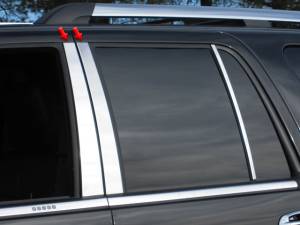 QAA - PP37383 Stainless Steel Pillar Trim 4Pc 1997-2017 Ford Expedition QAA - Image 1