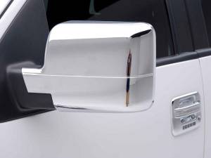 MC44308 Chrome Plated ABS plastic Mirror Cover 2Pc 2004-2008 Ford F-150 QAA