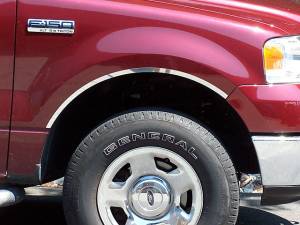 WQ44308 Stainless Steel Wheel Well Accent 4Pc 2004-2008 Ford F-150 QAA