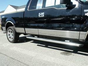 TH44300 Stainless Steel Rocker Panel Trim 10Pc 2004-2014 Ford F-150 QAA