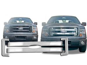 SGC53308 Chrome Plated ABS plastic Grille Overlay 4Pc 2013-2014 Ford F-150 QAA