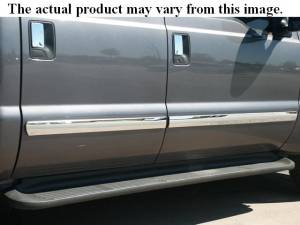 MI48324 Stainless Steel Molding Insert 4Pc 2008-2009 Ford F-250 & F-350 Super Duty QAA