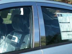 PP48345 Stainless Steel Pillar Trim 4Pc 2008-2011 Ford Focus QAA