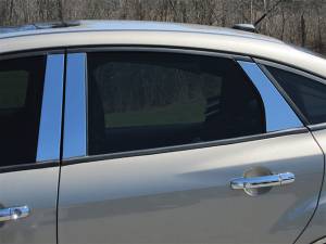 PP52346 Stainless Steel Pillar Trim 6Pc 2012-2018 Ford Focus QAA