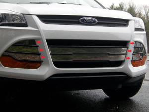 SG53362 Stainless Steel Grille Accent 6Pc 2013-2016 Ford Escape QAA