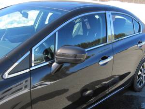 QAA - WP12214 Stainless Steel Window Accent Package 20Pc 2012-2015 Honda Civic QAA - Image 1