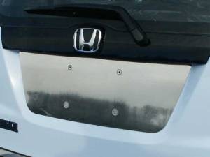 LP29220 Stainless Steel License Plate Bezel 1Pc 2009-2013 Honda Fit QAA