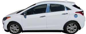 QAA - GC13345 Stainless Steel Gas Cap Door Trim 1Pc 2013-2017 Hyundai Elantra QAA - Image 3