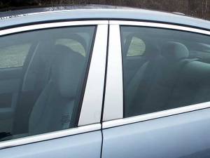 QAA - PP29098 Stainless Steel Pillar Trim 4Pc 2009-2015 Jaguar XF QAA - Image 1