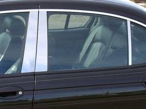 PP22094 Stainless Steel Pillar Trim 6Pc 2002-2009 Jaguar X-Type QAA