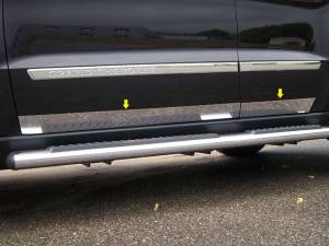 TH51080 Stainless Steel Rocker Panel Trim 4Pc 2011-2021 Jeep Grand Cherokee QAA