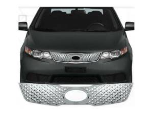 SGB10813 Chrome Plated ABS plastic Grille Accent 1Pc 2010-2012 Kia Forte QAA