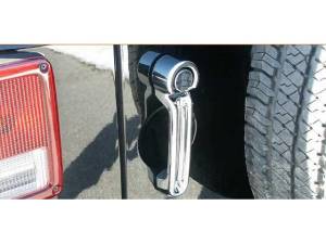 DH47082 Chrome Plated ABS plastic Tailgate Handle Cover 2Pc 2007-2018 Jeep Wrangler JK QAA