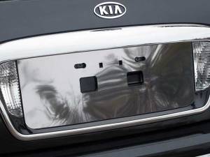 QAA - LP24800 Stainless Steel License Plate Bezel 1Pc 2004-2010 Kia Amanti QAA - Image 1