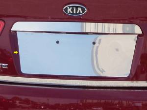 LP10810 Stainless Steel License Plate Bezel 1Pc 2010-2013 Kia Forte QAA