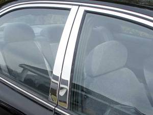 PP24805 Stainless Steel Pillar Trim 4Pc 2001-2006 Kia Optima QAA