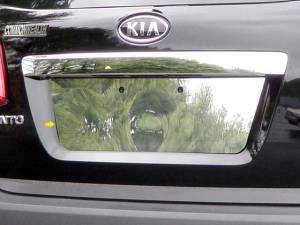 LP11820 Stainless Steel License Plate Bezel 1Pc 2011-2013 Kia Sorento QAA