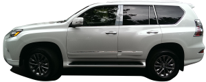 QAA - PP10122 Stainless Steel Pillar Trim 4Pc 2010-2020 Lexus GX460 QAA - Image 2