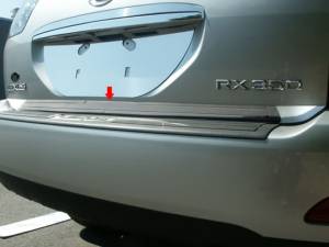 RD26125 Stainless Steel Rear Deck Accent 1Pc 2004-2009 Lexus RX330 QAA