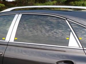 PP10127 Stainless Steel Pillar Trim 8Pc 2010-2015 Lexus RX350 QAA