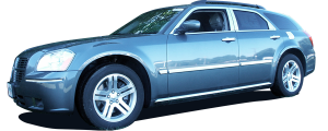 QAA - WZ45920 Molded Stainless Steel Wheel Well Fender Trim 4Pc 2005-2008 Dodge Magnum QAA - Image 2