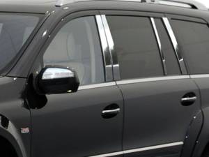 QAA - PP27078 Stainless Steel Pillar Trim 8Pc 2007-2012 Mercedes-Benz GL Class QAA - Image 1