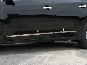 AT13550 Stainless Steel Side Accent Trim 4Pc 2013-2015 Nissan Altima QAA