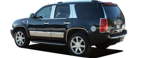 QAA - WZ47256 Molded Stainless Steel Wheel Well Fender Trim 4Pc 2007-2014 Cadillac Escalade QAA - Image 3