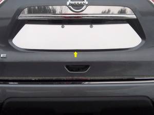 LP14535 Stainless Steel License Plate Bezel 1Pc 2014-2020 Nissan Rogue QAA