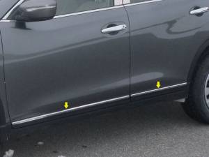 QAA - MI14535 Stainless Steel Molding Insert 4Pc 2014-2020 Nissan Rogue QAA - Image 1