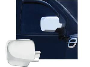 MC24520 Chrome Plated ABS plastic Mirror Cover 2Pc 2004-2015 Nissan Titan QAA