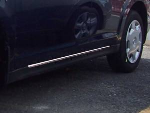 TH28530 Stainless Steel Rocker Panel Trim 2Pc 2007-2011 Nissan Versa QAA